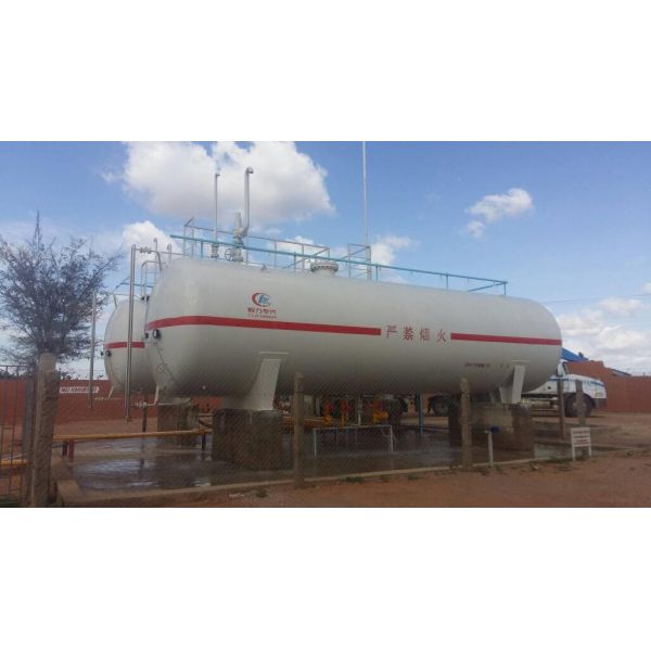Custom Made Transporting Large Propane Tanks For Gas Cylinder Filling Plant Set Up