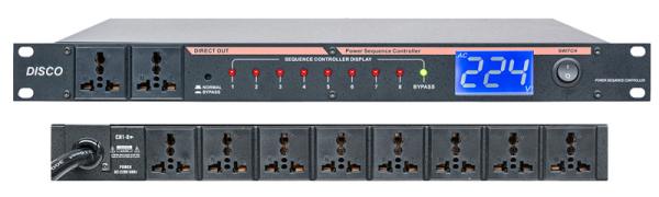Quality 8 Channel Audio Power Supply Sequencer Controller with Universal Socket for sale