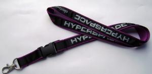 90Cm length badge holders trade show lanyards custom printed with double hook