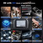 XTOOL D8 Automotive Scan Tool OBD2 Car Diagnostic Scanner+ECU Coding 38+