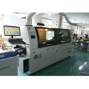 Computer Control Double Wave Soldering Equipment / DIP Soldering Machine