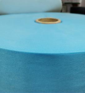 China Disposable Face Mask Material PP Nonwoven Spunbonded Blue Fabric wholesale