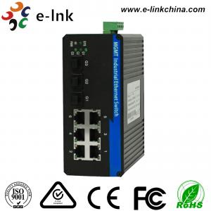 China 6 Port Managed Industrial Ethernet Media Converterr With 3 1000 Base -X SFP Ports wholesale