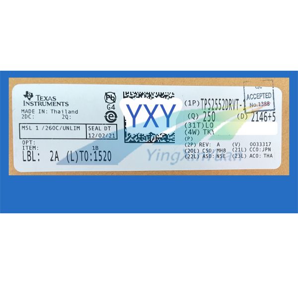 Adjustable Current Limiting IC Chip Integrated Circuit TI TPS2552DRVT-1