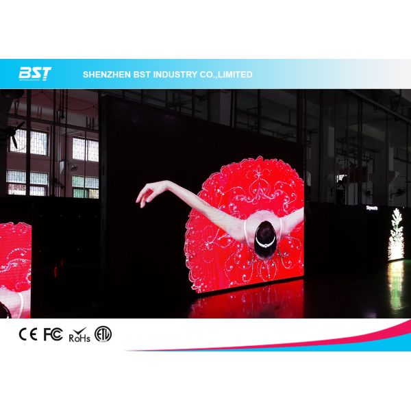 High Brightness P7.62 SMD3528 Indoor Advertising Led Display Screen For Auto Show