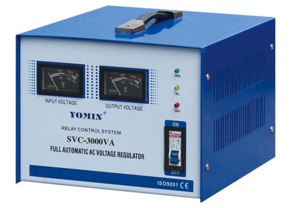 Quality 3000VA AC High Accuracy Stabilizer , Auto Voltage Stabilizer  / SVC Dual Display Stabilizer for sale