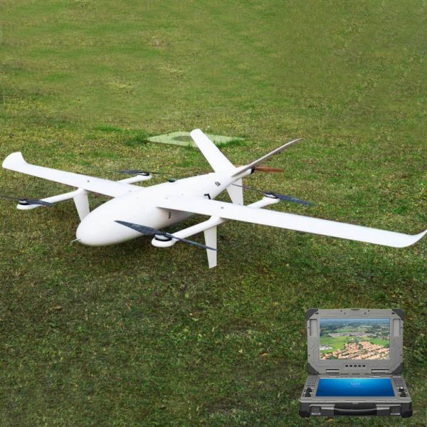Fixed Wing Vertical Takeoff Drone With Camera Long Distance 2.5H 150 Minutes Battery Life HXAYK350