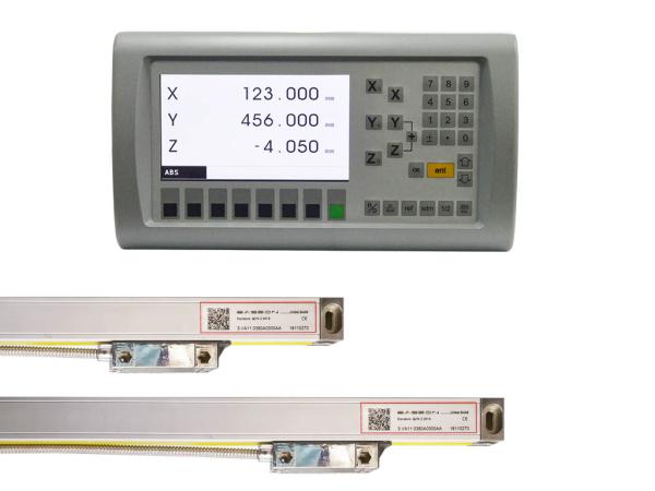 Quality Cnc Measuring 6 Springs Lathe Digital Readout Kit Absolute Linear Scale for sale