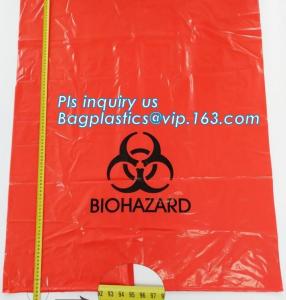 China 8-10 Gallon Medical Waste Trash Bags Compostable Biohazard Waste Bags Infectious Waste Basure Infecciosa Bags, bagplasti wholesale