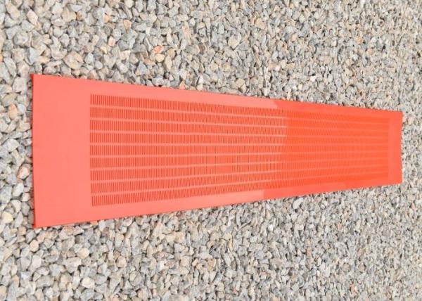 Quality PU Modular Vibrating Screen Mesh Social Media Screening Panel Customized Hole Type for sale