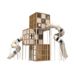 Leisure Garden Play Structures Park Playground Garden Equipment Multi-Project