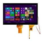 10.1 Inch High Brightness TFT LCD With CTP | 1024x600 Resolution LVDS Interface
