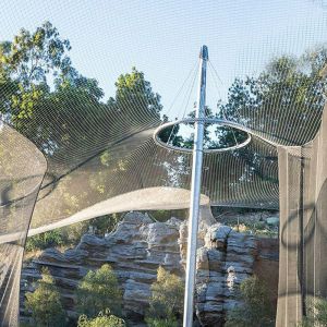 SS304 316 Flexible Ferrule Cable Rope Mesh Aviary Wire Netting