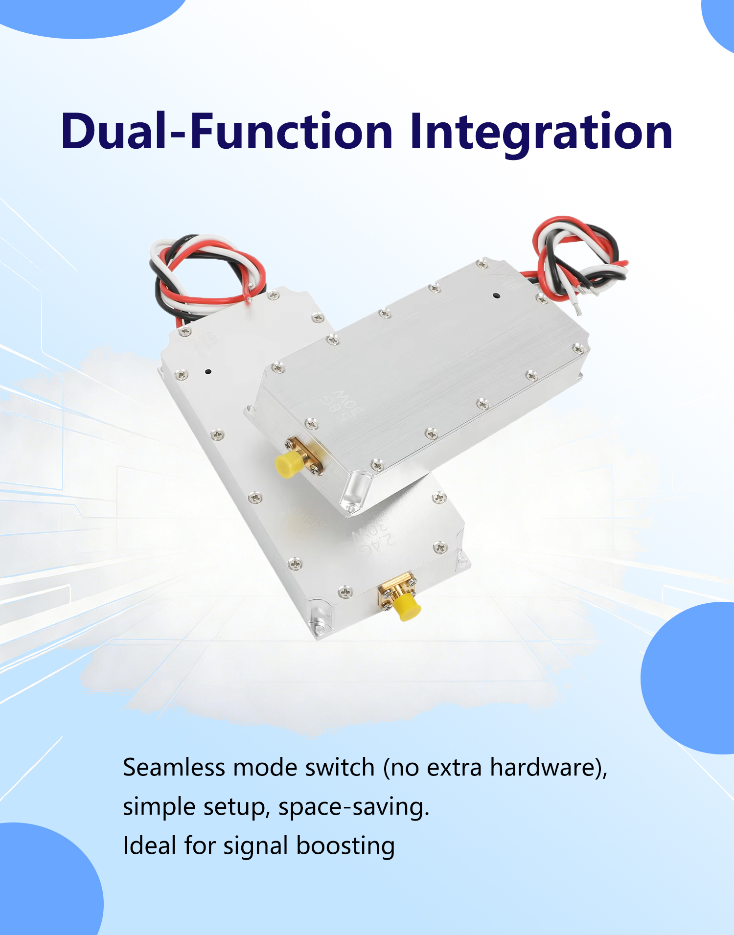 High Performance 800MHz 10W GaN Anti Drone Module GPS Jammer Module