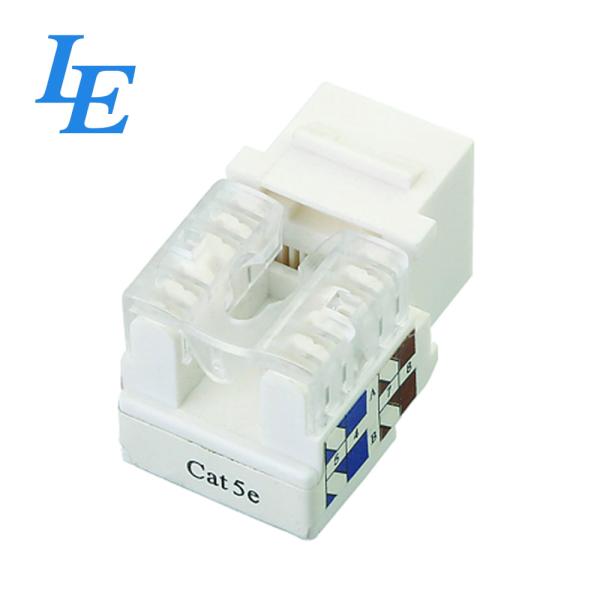Quality Silver Utp Cat6 Keystone Jack , Tin Plated Keystone Data Jack Long - Term Usage for sale
