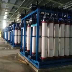 Ultrafiltration Device for Effective Separation of Suspended Matter and