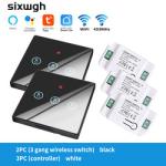 SIXWGH Tuya Wifi Connected Light Switch Home Automation Touch Wall Switch