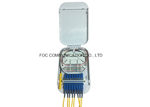 SC Simplex Fiber Optic Termination Box Enclosed Structure For Local Area