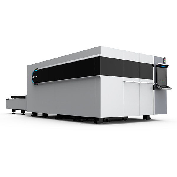 6kw 10kw 12kw Fiber Laser Cutting Machine High Power With Rotary And Exchange