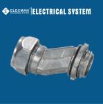 Zinc EMT Offset EMT To Box Connectors Compression Type 1/2" 3/4"