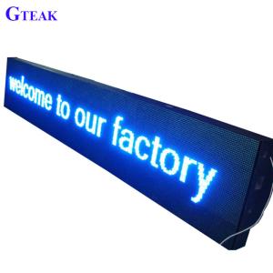 China customized size pannello panel sign led scrolling message  illuminated sign for car on sale