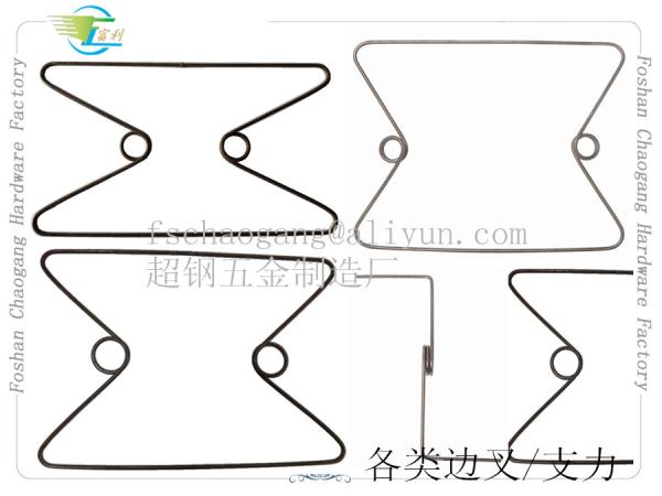 Quality M Shaped Mattress Hardware Support Spring , Mattress Edge Guard High Strength for sale