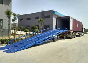 China Strong Frame Manual Portable Loading Dock Ramp Convenient Operation wholesale