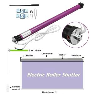 China Anti Static Motorized Blinds Tubular Motor Home Automation Roller Curtain Window With Tuya WIFI on sale