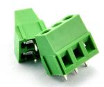 Green 5.08 2P 3P PCB Spring Terminal Block RD144 16.2x13.10mm