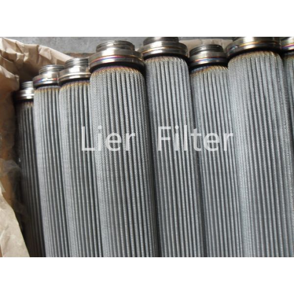 High Temperature Resistant Folded Filter Element With Excellent Strength