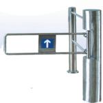 Single Cylinder Swing Barrier Gate Automatic Supermarket Security Access Control