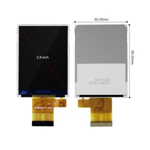 China Polcd 2.8 Inch Touchscreen For Raspberry Pi ST7789V Tft 240x320 16 Bit 300 Nit wholesale