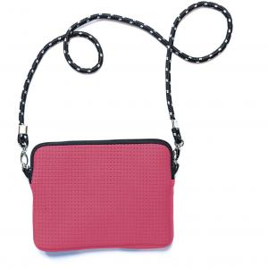 China Small Neoprene Crossbody Bag / Shoulder Tote Bag With Interior Pocket And Adjustable Straps wholesale