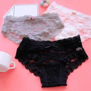 China                  Sheer Lace Underwear Cotton Seamless Sexy Underwear Women Panties Panties              wholesale