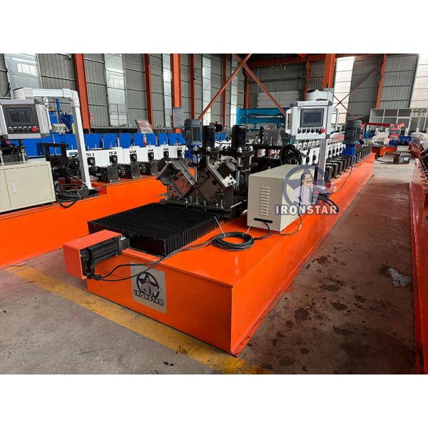 Automatic shadow wall angle 2 in 1 roll forming machine in UAE Angle and U stud 2 in 1 roll forming machine c channel roll forming machine C stud roll