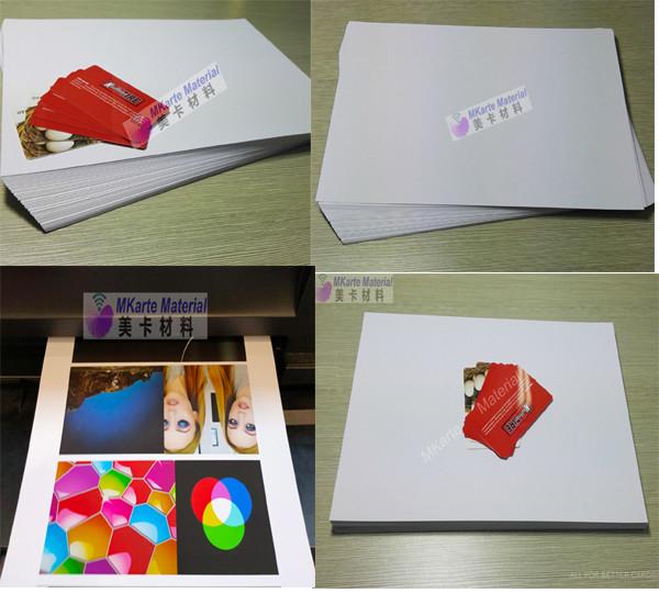 Quality Smart Card Production PVC Core Sheet Both Sides With No Glue Coating for sale