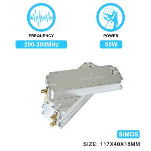 China 50W 200-300MHz PA Power Amplifier Signal Blocking Device Anti Drone Fpv Uav Drones Module with Simos wholesale