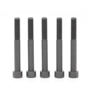 Cylindrical Head Half Threads Hexagon Socket Head Screws Black Zinc