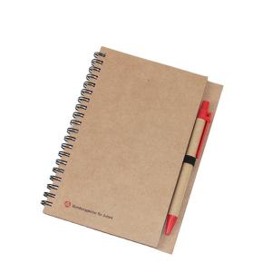 China 70Shts 153g Spiral Coil Notebook , 70gsm Elastic Band Notebook With Paper Pen wholesale