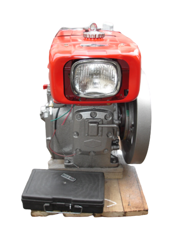 Horizontal Red 6.62KW 90mm 4 Stroke Diesel Engine