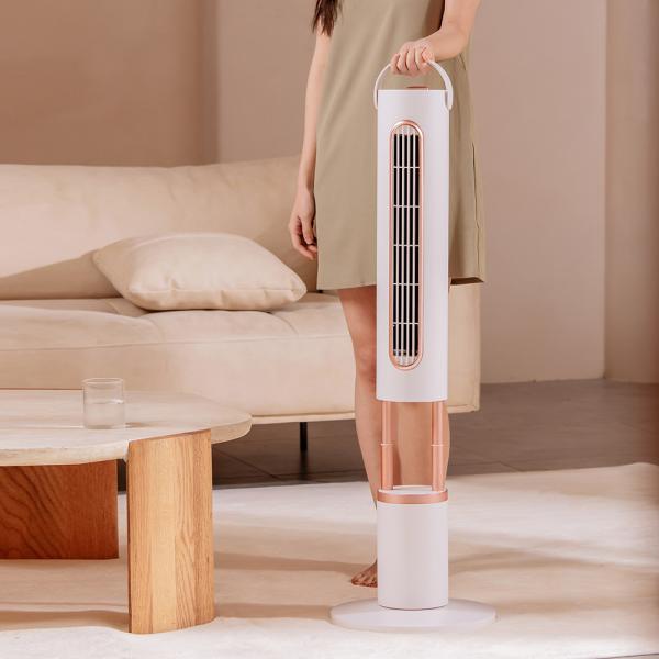 Quality Bladeless Air Circulator Cooling Fan 10000mAh Tower Remote Control Oscillating Fan for sale