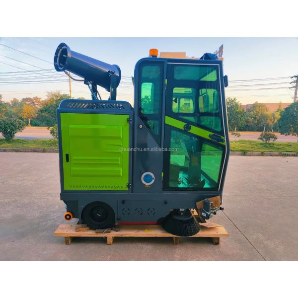 Pure Electric Industrial Street Outdoor Multi Functional Cleaning Machine Ride On Road Smart Sweeper