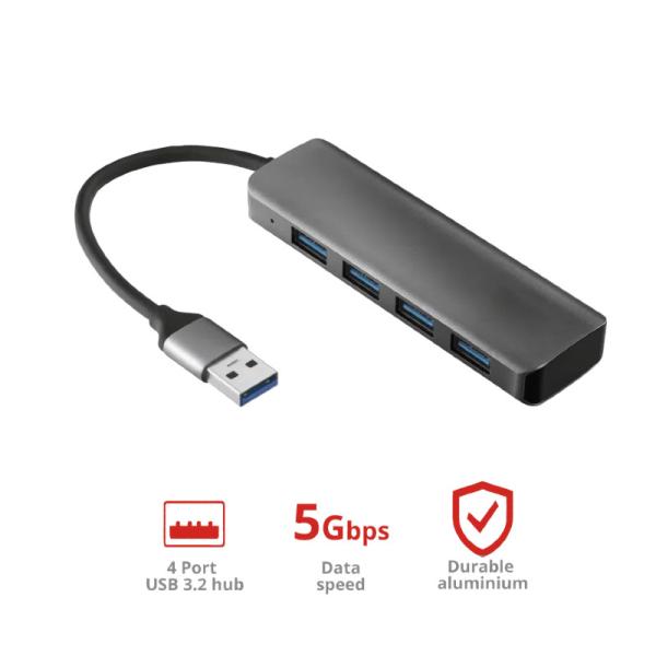 Quality Adapter Usb A Usb C USB A 3.0x4 Hub For Desktop Settings Easy Data Transfer for sale