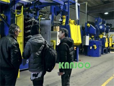 Quality Efficient 220V Hook Type Shot Blasting Machine For Surface Cleaning for sale