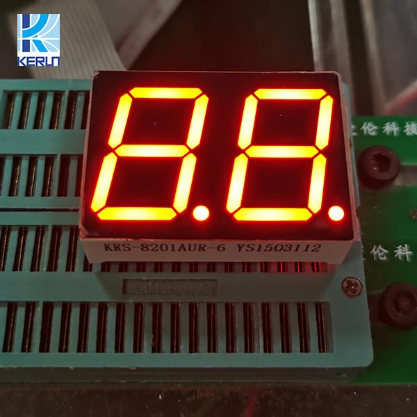 0.8" 2 Digit 7 Segment Numeric LED Display For Audio Equipment