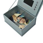 custom design print LCD video presentation box,LCD video display box video