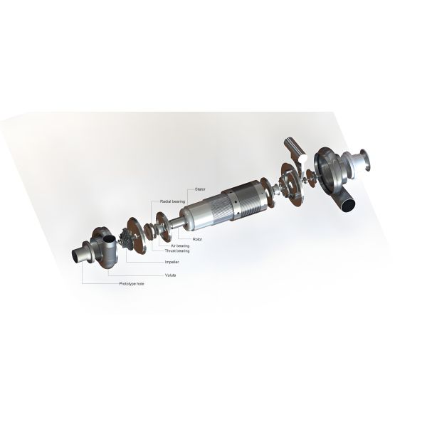 40KPA - 400KPA Magnetic Levitation Blower Industrial High Pressure Blower