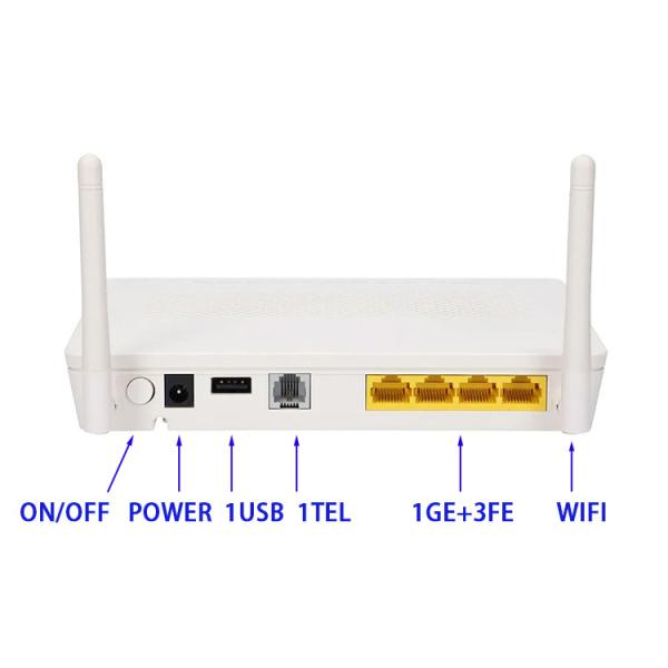 Quality Wireless HG8546M Huawei Echolife Modem 18W 1GE 3FE WIFI CATV GPON ONU Router for sale