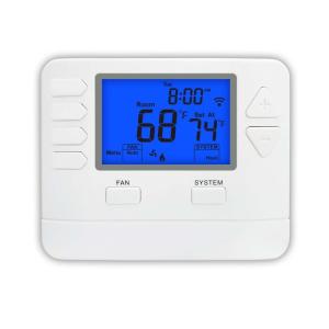 China Riseem WiFi Work With Alexa ABS 24V LCD HVAC Digital 7 Day Programmable WiFi Control Home Thermostat for HVAC System wholesale
