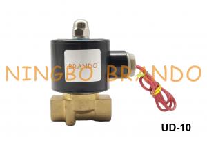 China 3/8 NBR Seals Unid Type Solenoid Water Valves Normally Closed AC110V DC12V 2W040-10 UD-10 wholesale